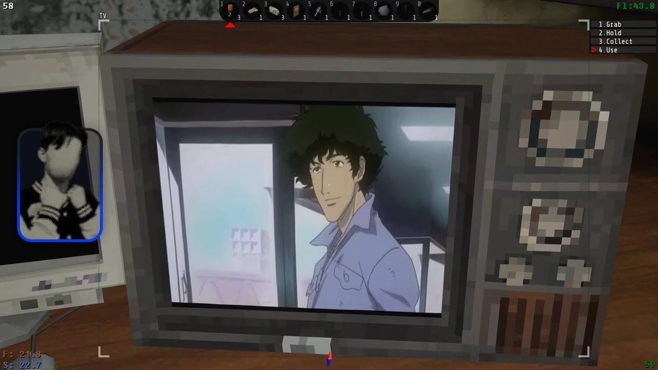 Peeping the horror and completing my silly little tasks in Voices of the Void