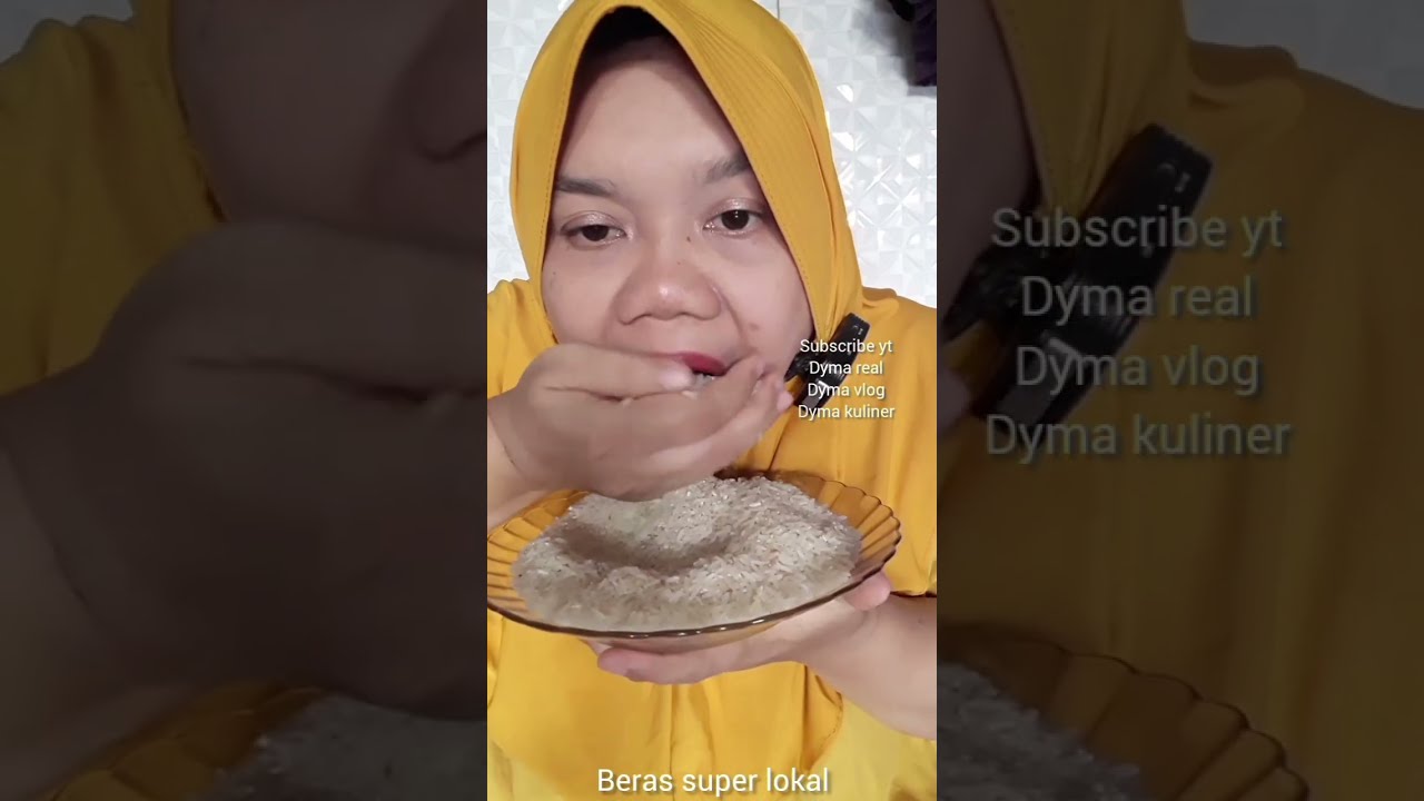 DYMA KULINER 💕Kompilasi Beras Super Lokal💕Makan Beras mentah #asmr #mukbang @Dymakuliner 