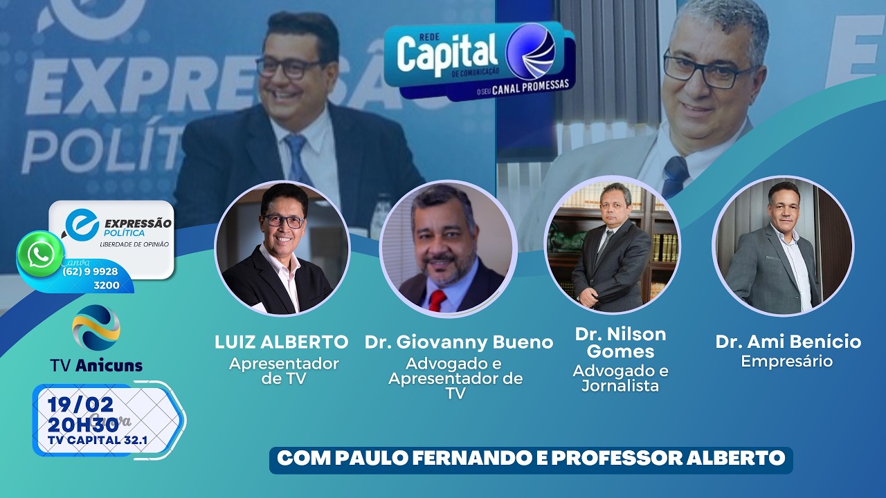EXPRESSÃO POLÍTICA - PROGRAMA DO DIA 19.02.2026