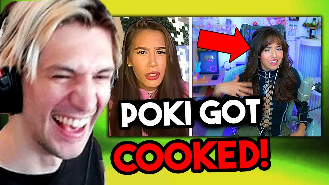 xQc Reacts To MuKitty Defend Him Against Pokimane