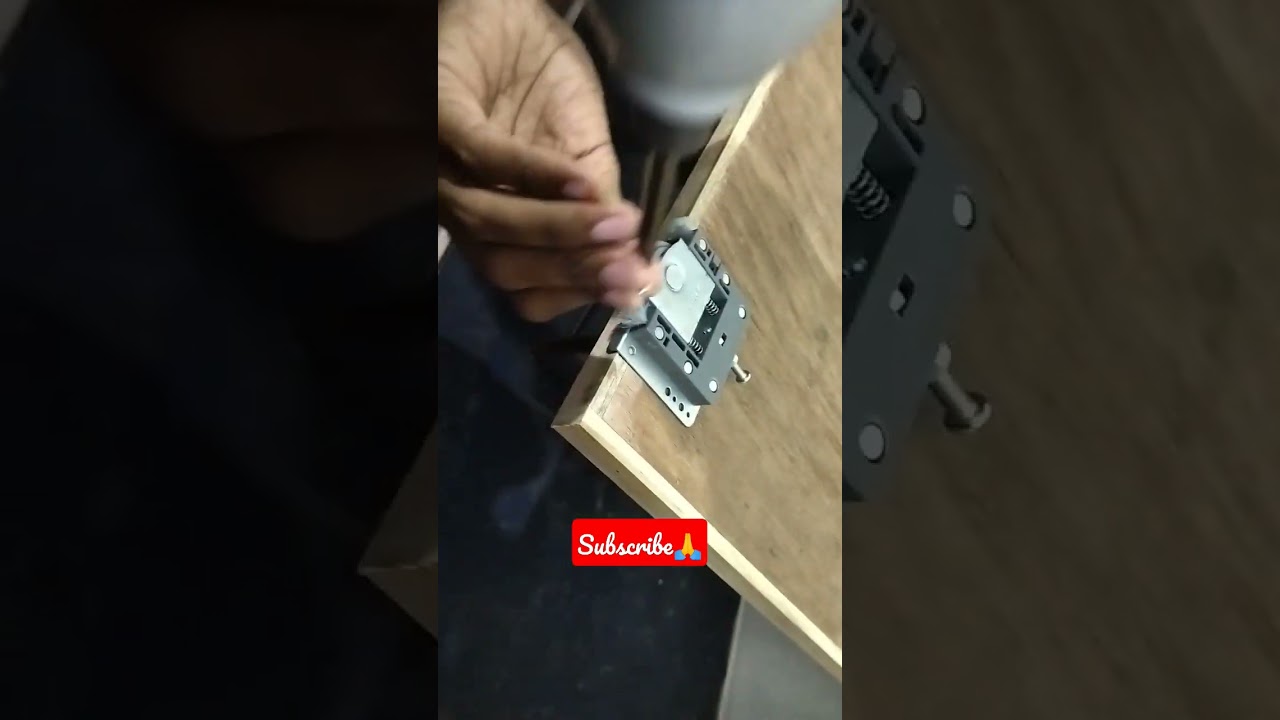 sliding wardrobe wheel install #furniture #homedecor #interior #subscribe #viral #making #jaipur