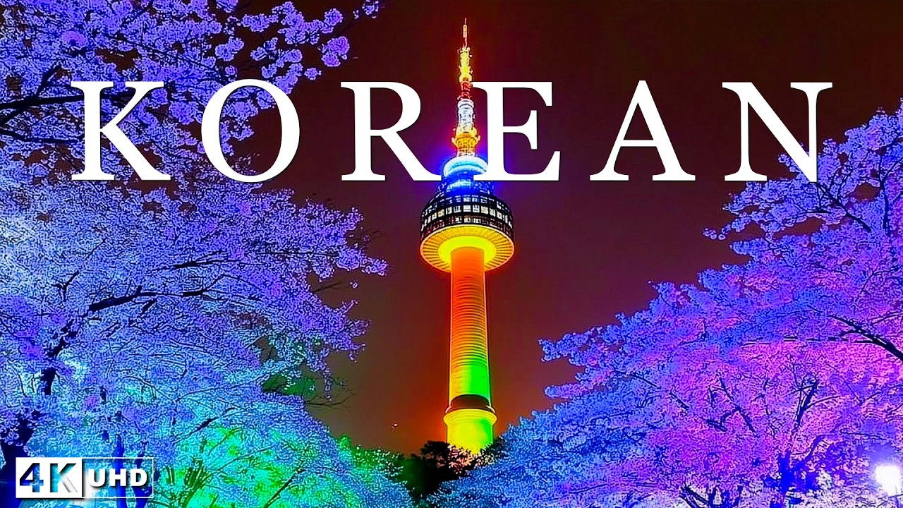 4K Korea 🇰🇷 | Neon Skyline Night Drive, Chill Deep House Energy | Neon Chills