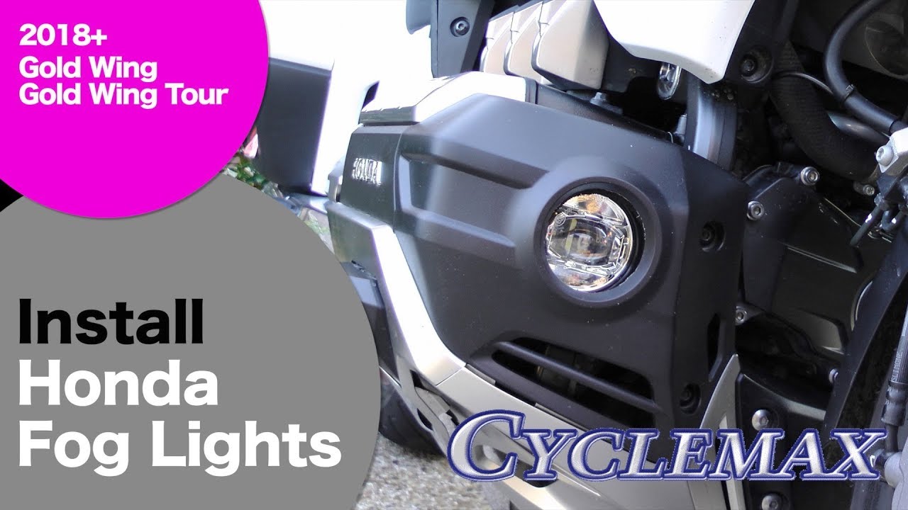 Honda Fog Lights for 2018+ Goldwing Installation