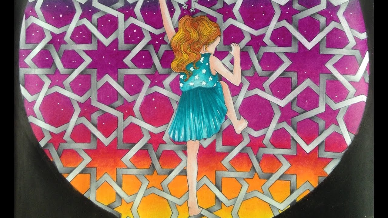 THE TIME CHAMBER - Daria Song - prismacolor pencils - color along part 2