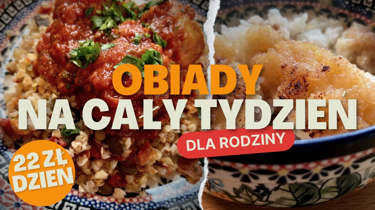 Gotuję obiady na cały tydzień &bull; Meal prep &bull; Rodzina 2+2 &bull; Budżetowe wyzwanie
