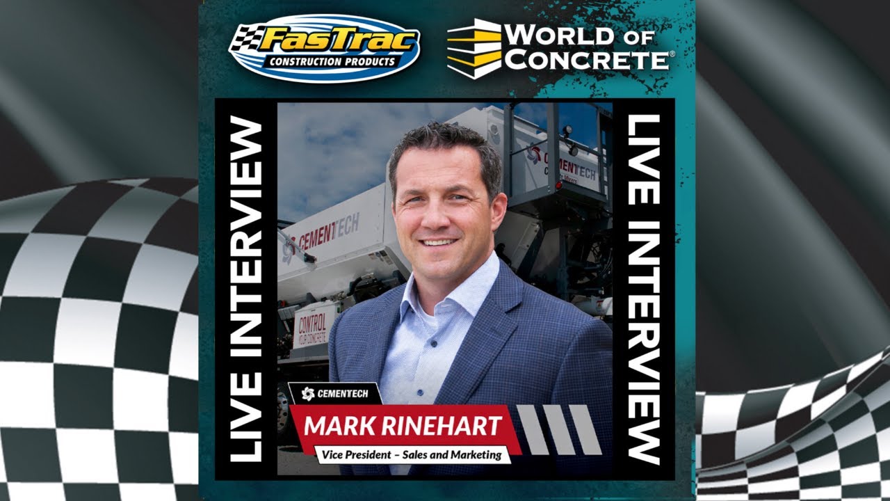 FasTrac World Of Concrete '26 | Mark Rinehart | Cemen Tech