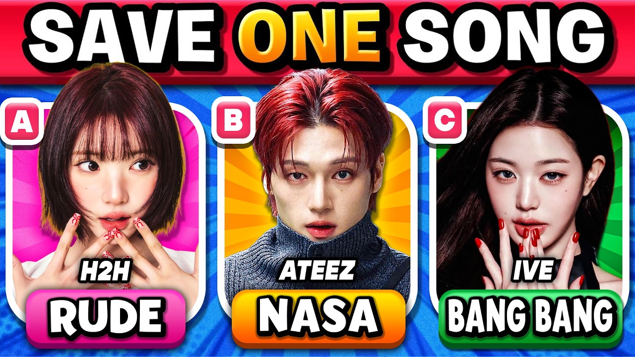 Save one Kpop Song: Most Popular Kpop Songs 🎵 | Kpop Quiz 2026