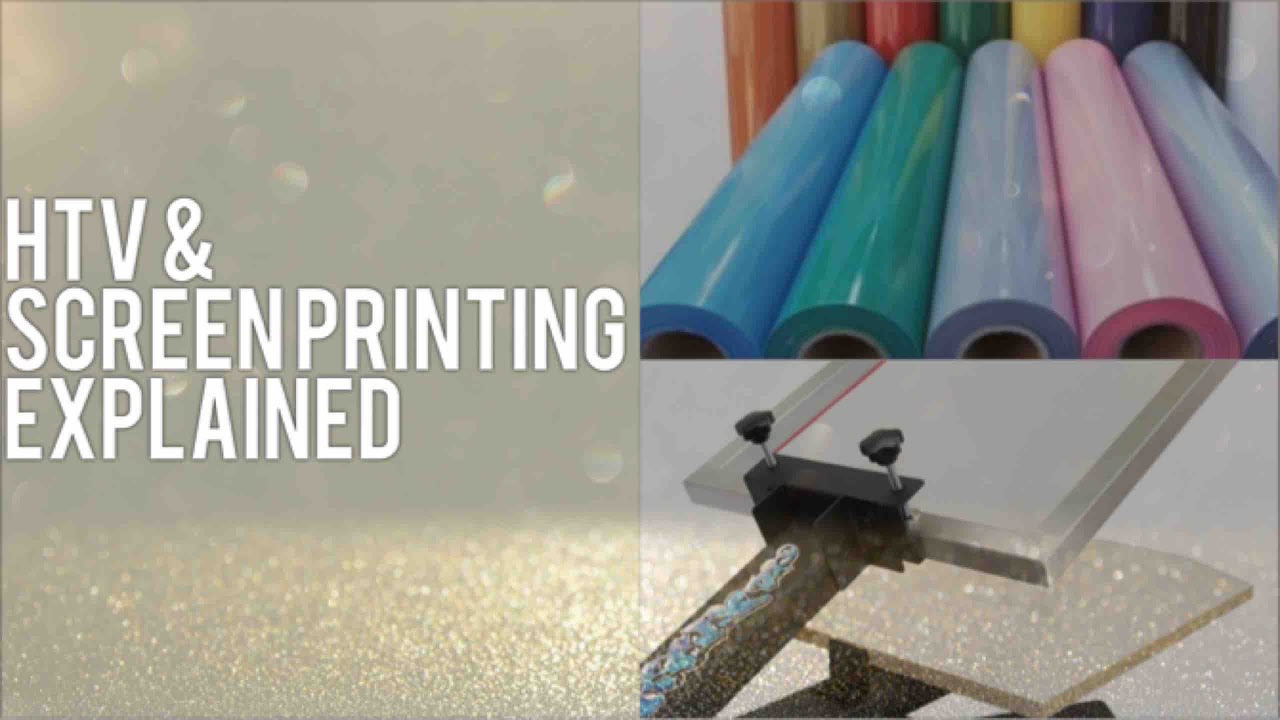 HTV & SCREEN PRINTING COVERED #vinyl #screenprinting