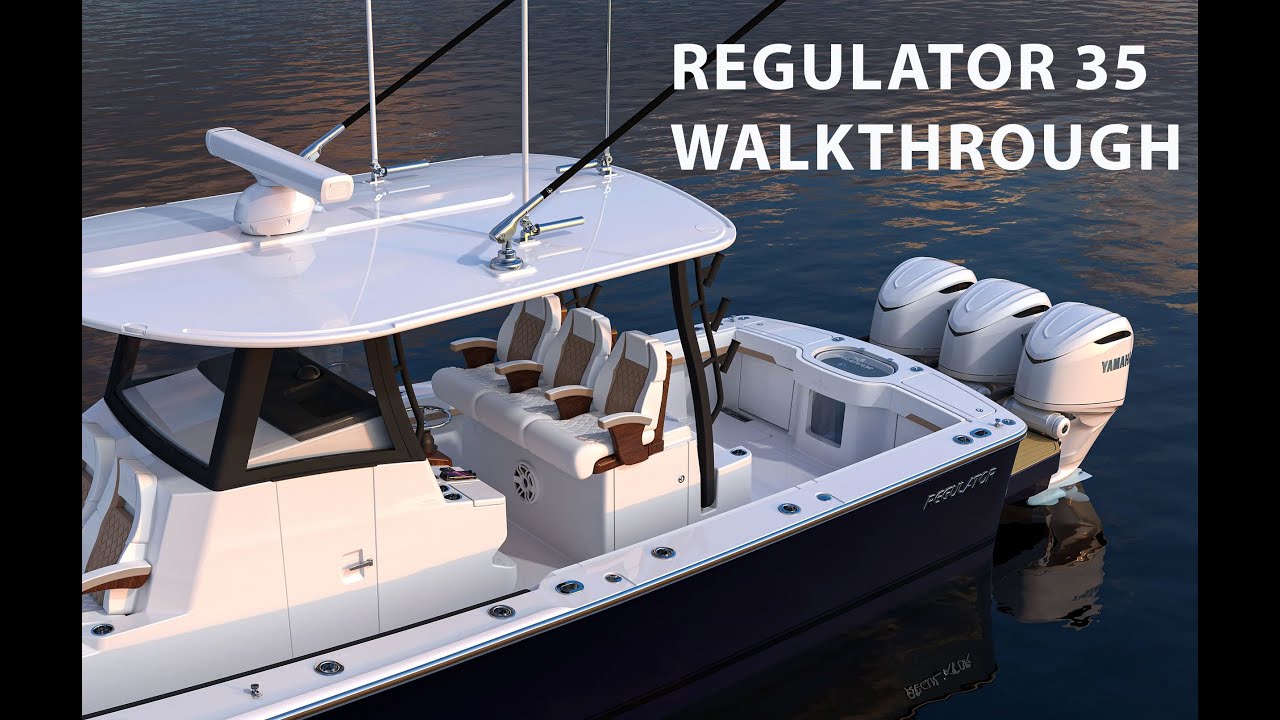 Regulator 35 Center Console Walkthrough