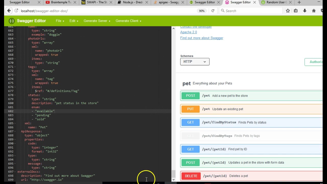 Swagger API documentation tutorial for beginners - 5 - how to install and setup swagger locally