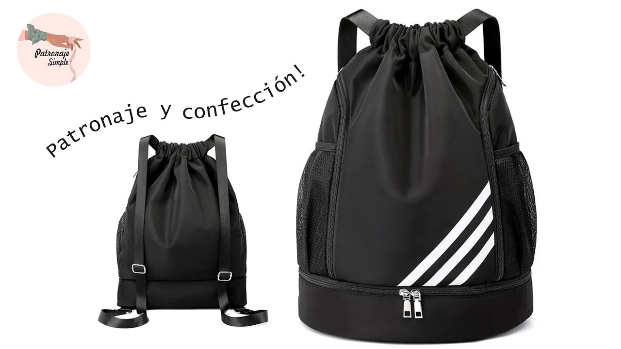 Mochila deportiva PASO A PASO Patronaje y confección / Sports Backpack Pattern and Sewing