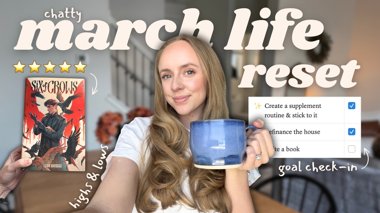 MARCH LIFE RESET 📚🌷 highs & lows, goal updates & what I read in february + march TBR
