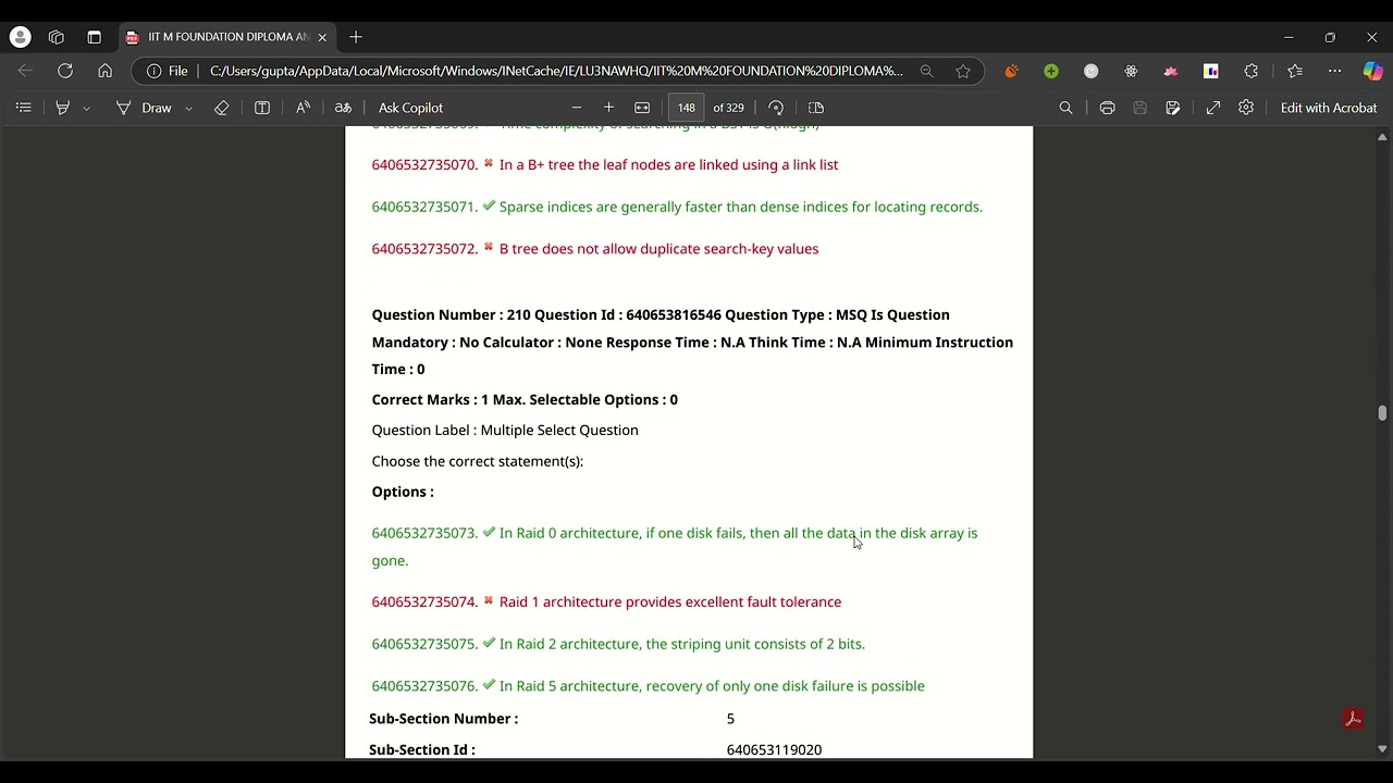 DBMS   ET   End Term Previous Year Questions   Keshav   21 12 24