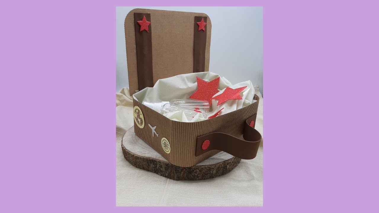 Diy Paper handbag box - Valigetta in cartoncino fai da te
