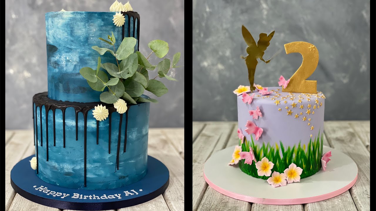 Tie Dye Cake | Tinker Bell Cake