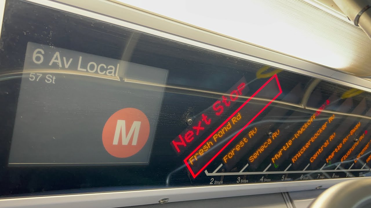 BMT Subway: R160A-1 (M) Local Train Ride from Metropolitan Avenue to 57th Street