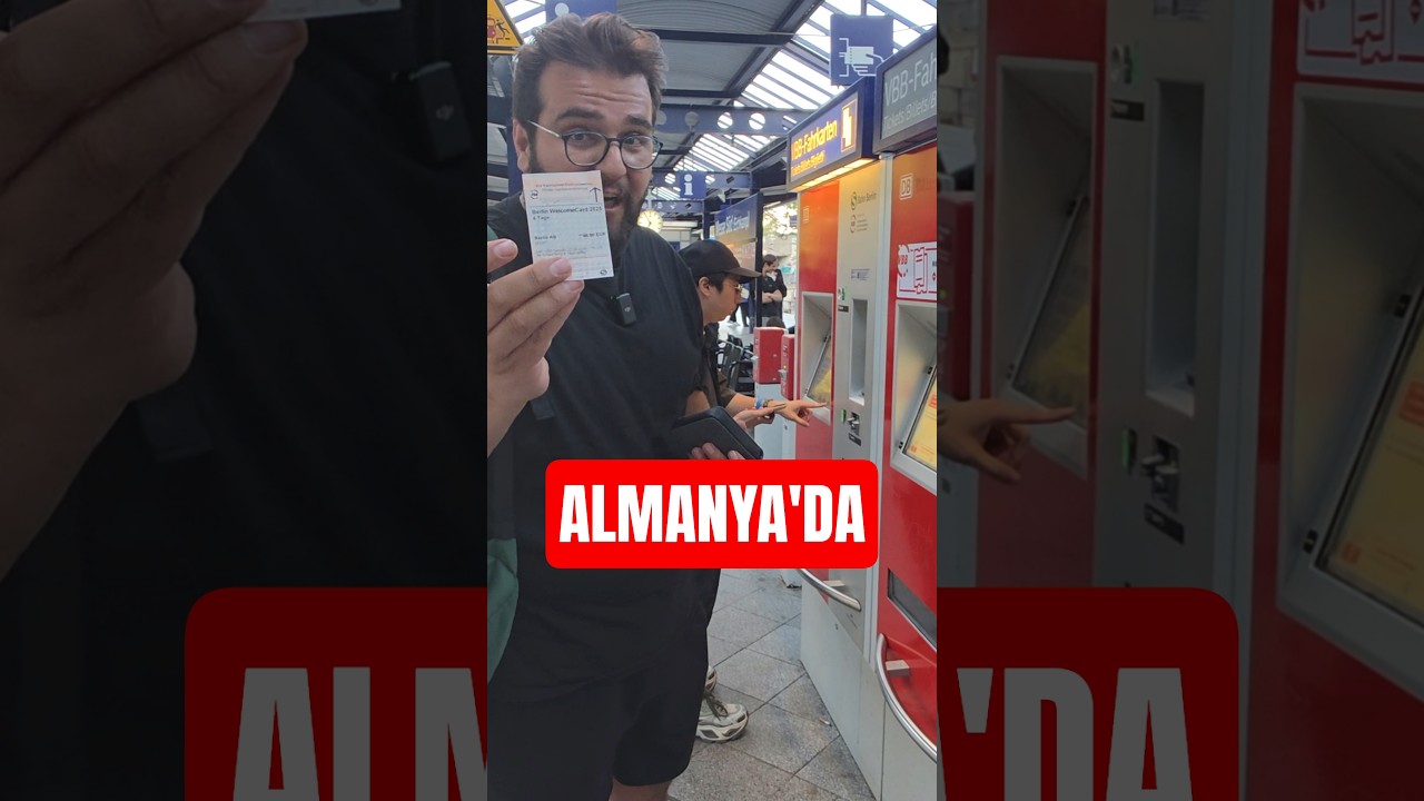 Almanya'da toplu taşıma #shortvideo