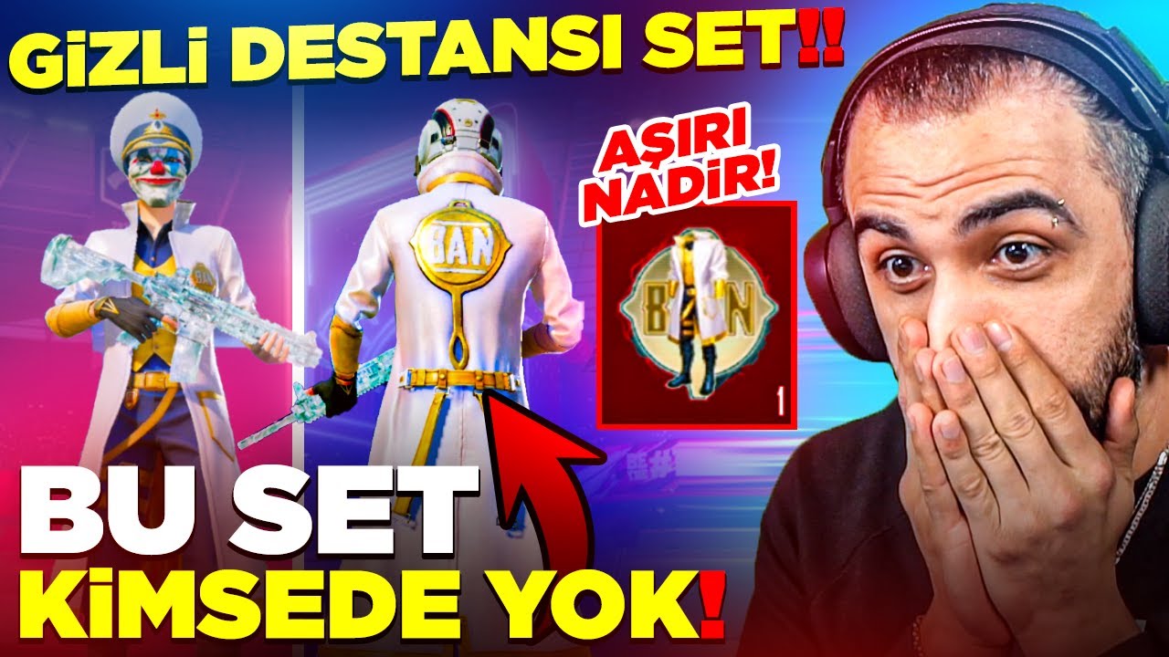 OYUNDA SADECE 1 KİŞİDE OLAN GİZLİ ALTIN SET!! (AŞIRI NADİR VE BAN YEDİRTİYOR) | PUBG MOBILE