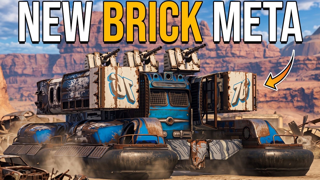 Новые &laquo;кирпичи&raquo; в Crossout невероятно сильны с кабиной Машинист | Crossout
