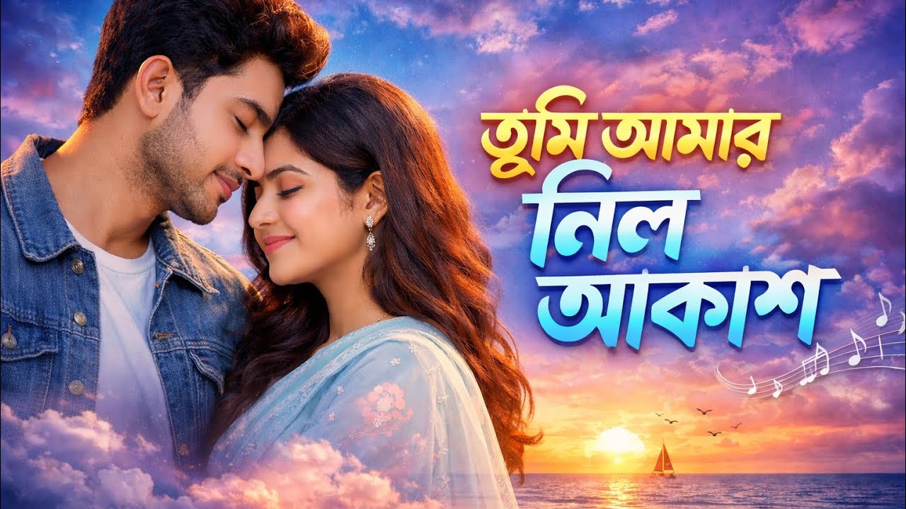 তুমি আমার নিল আকাশ | Tumi Amar Nil Akash | নতুন রোমান্টিক গান 🥰 Bangla New Love Song 2026 | 