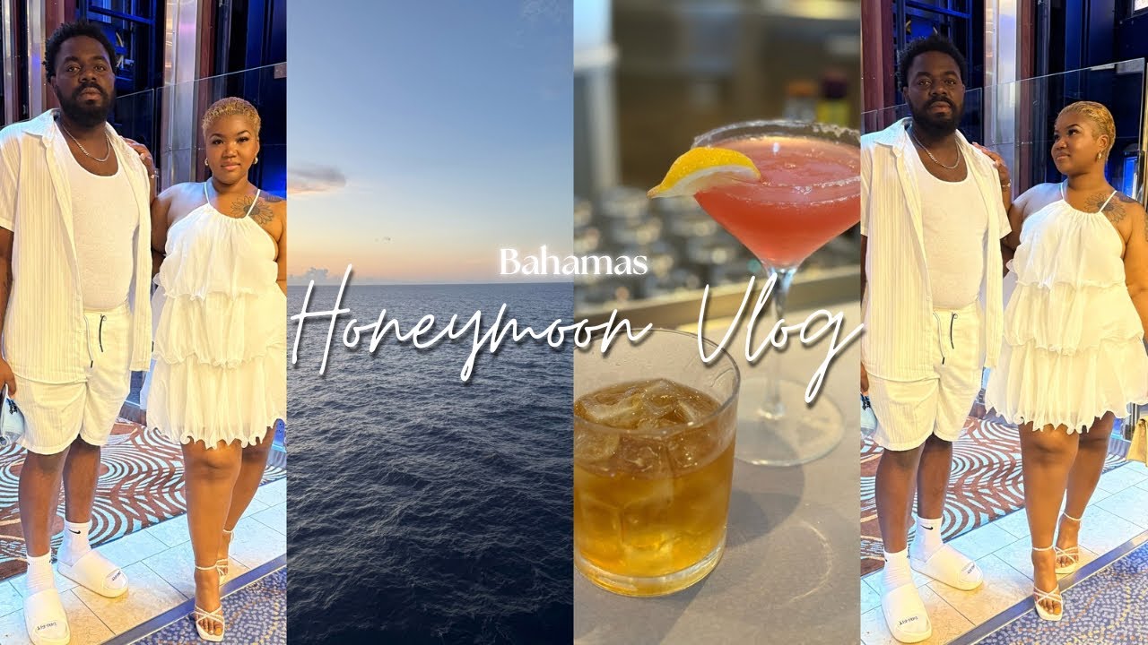 Honeymoon Vlog 💍🍾 | 5 Day Celebrity Reflection Cruise 🚢 Bahamas | Part 1 🖤