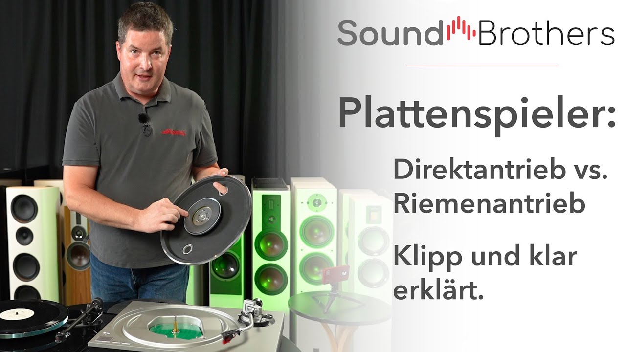 Plattenspieler: Direktantrieb vs. Riemenantrieb klipp und klar erkl&auml;rt.