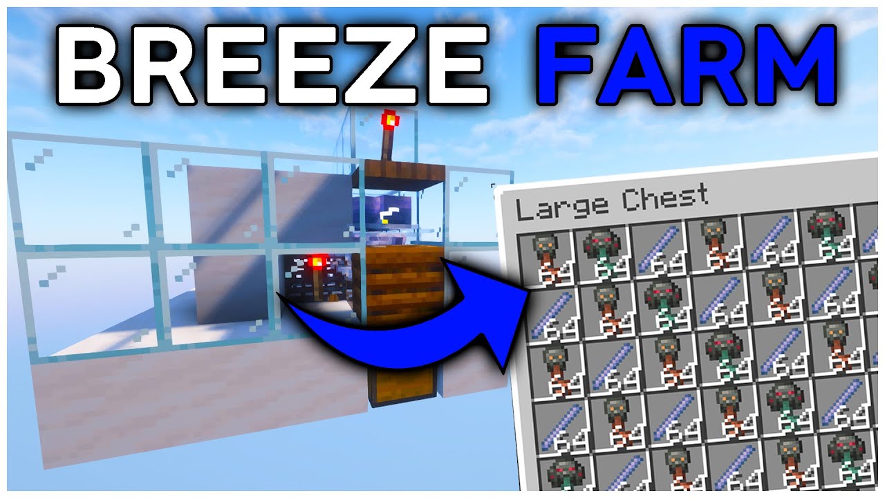 The EASIEST Breeze Farm in Minecraft 1.21 (Tutorial)
