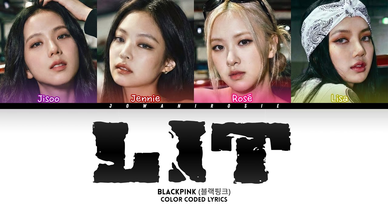 BLACKPINK (블랙핑크) “릿(LIT)” LYRICS (Color Coded Lyrics) | AI ORIGINAL SONG