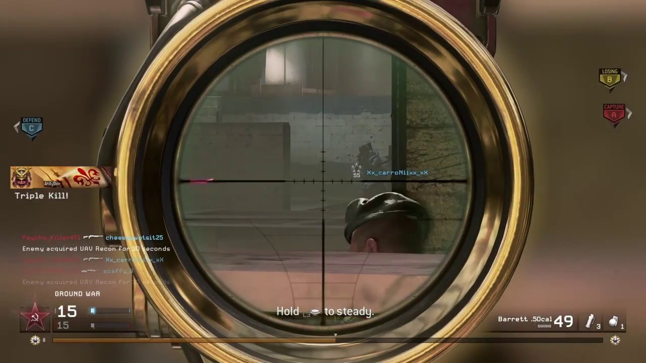MODERN WARFARE REMASTERED TRIPLE KILL ON KILLHOUSE