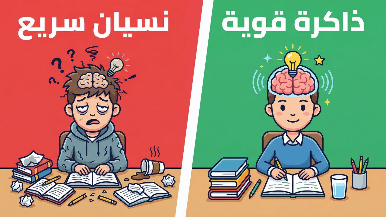 كيف تجعل دماغك يحفظ اي شيء بسرعة (تقنيات مثبثة علميا)