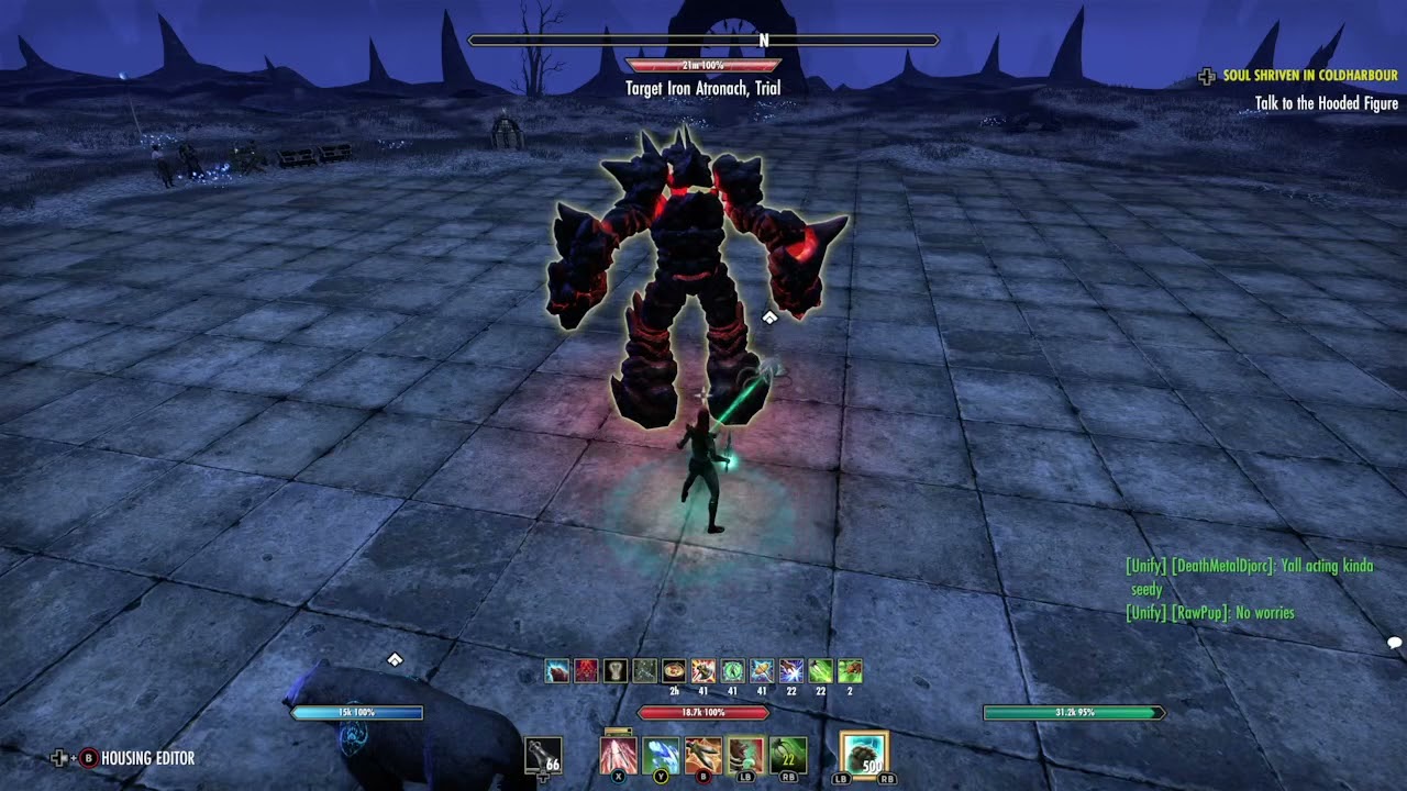 ESO - [Waking Flame] 114.2k dps Stamina Warden XBOX  NA