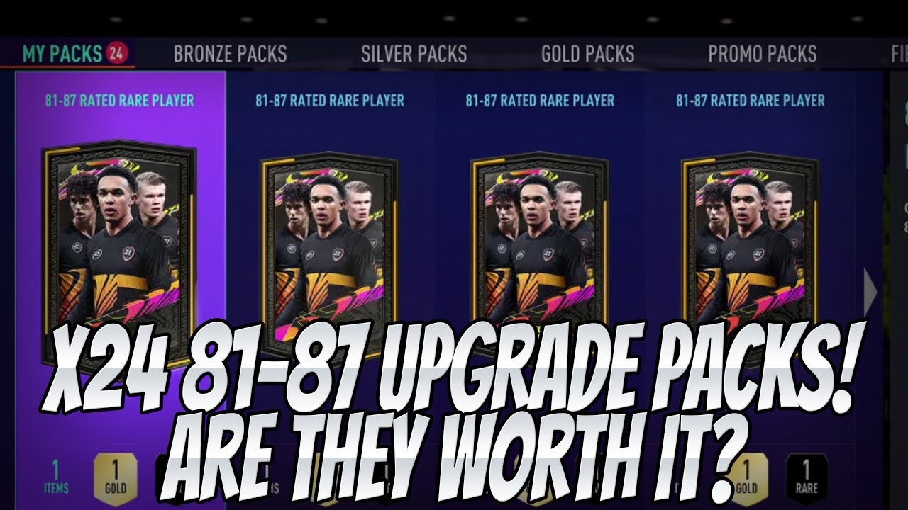 X24 81-87 PLAYER UPGRADE PACKS! ARE THEY WORTH IT? | FIFA 21 ULTIMATE TEAM