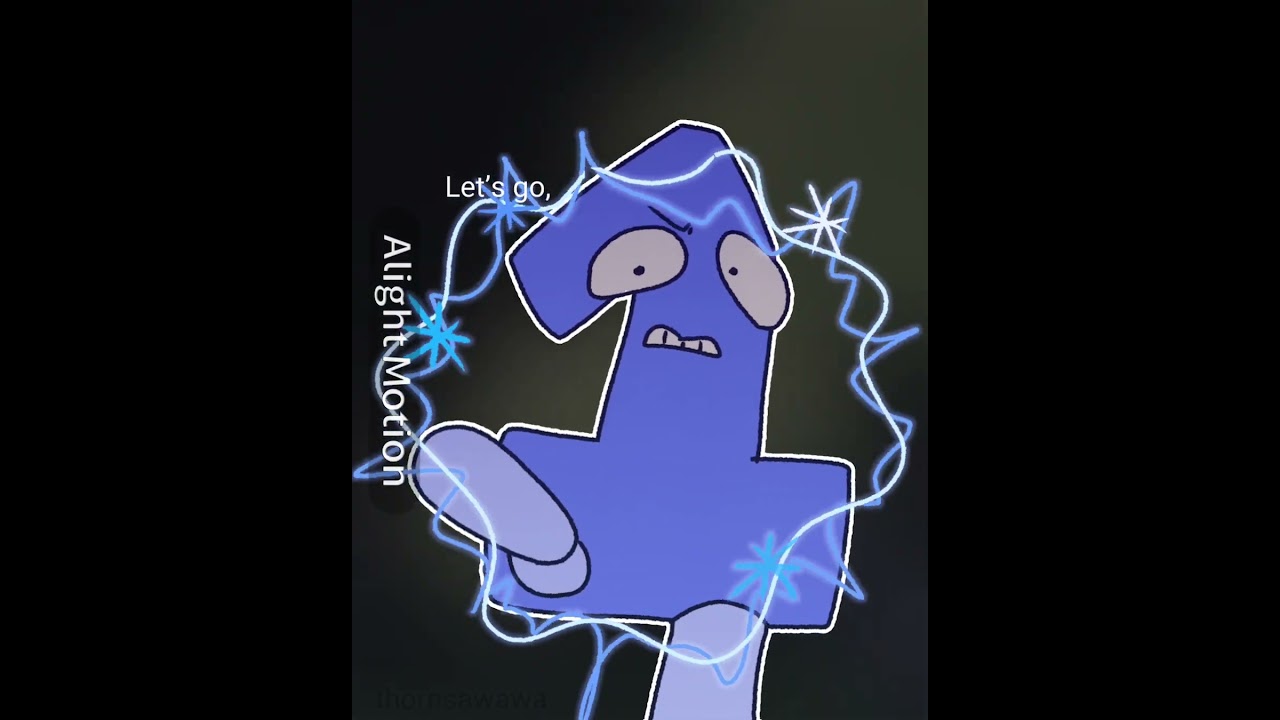 tengoku e ikou- bfdi tpot 20 animation with one and three! #bfdi #animation #tpot #art