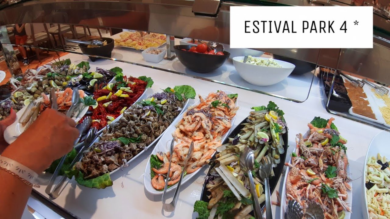 ИСПАНИЯ / ESTIVAL PARK 4 * /   ЧЕМ КОРМЯТ В ОТЕЛЕ /ЗАВТРАК И УЖИН / SALOU / LA PINEDA