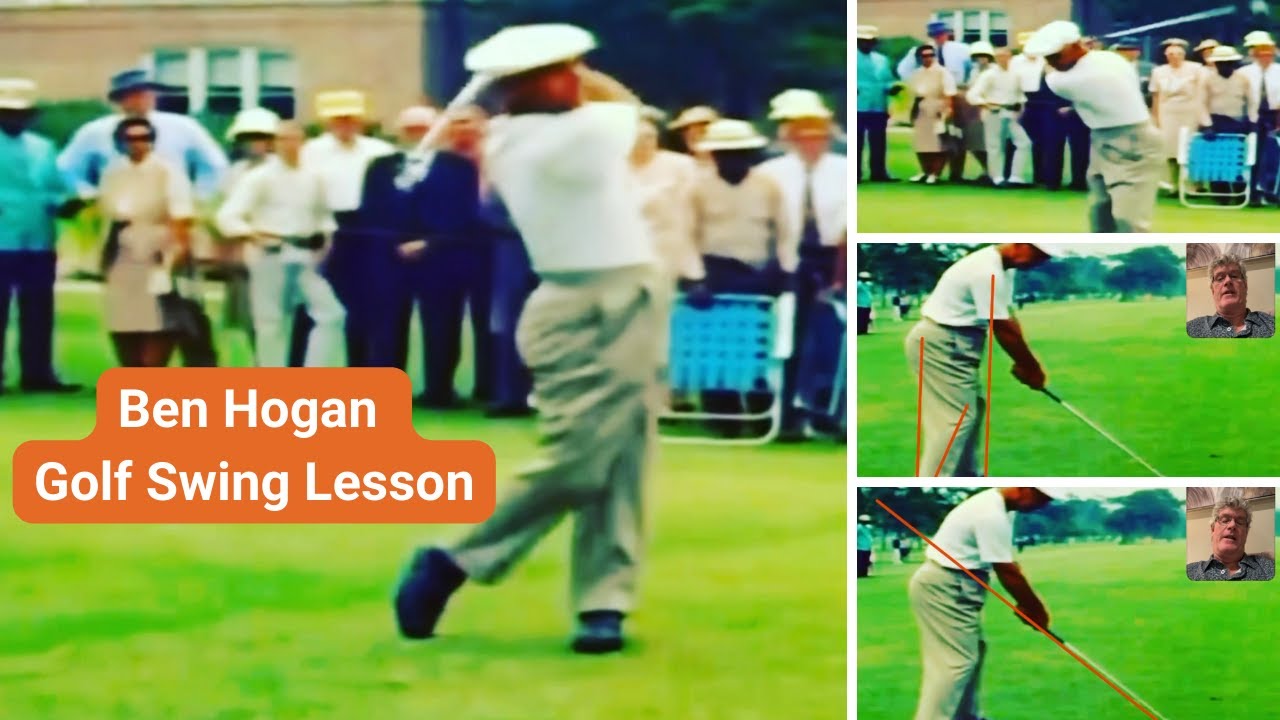 Ben Hogan Golf Swing Lesson - “Step & Turn” For A Better Pivot and More Consistent Swing