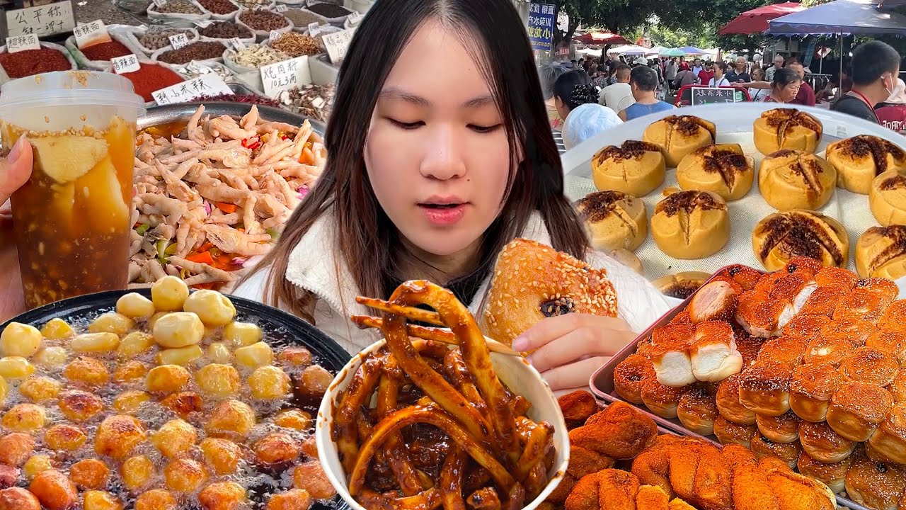 กินแหลกสตรีทฟู้ดในตลาดเช้าเฉิงตู (ของแปลกๆเยอะมาก!)