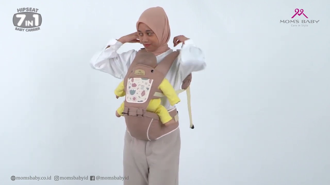 Gendongan Hipseat 7 in 1 Sunrise Series