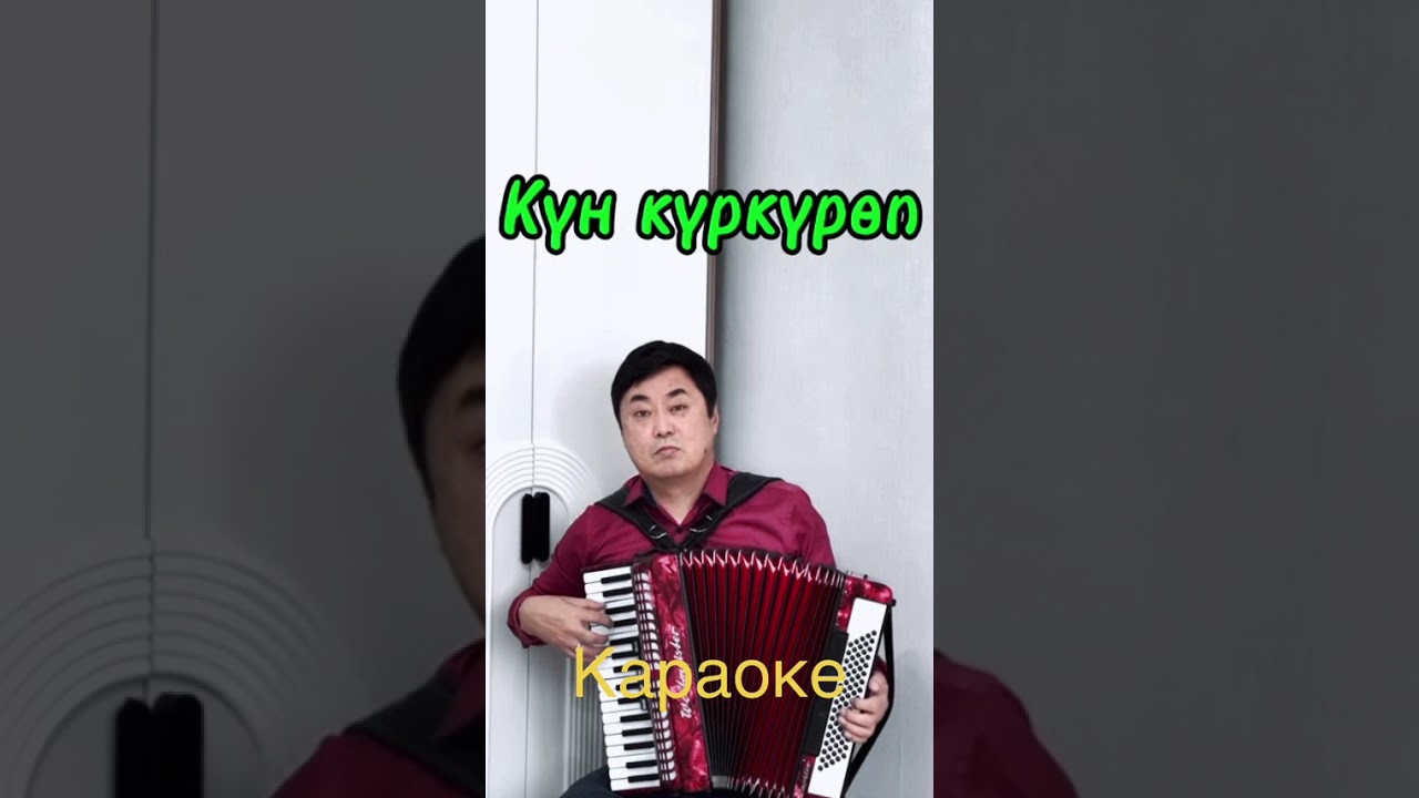 Аккордеон караоке. Жамгыр төктү