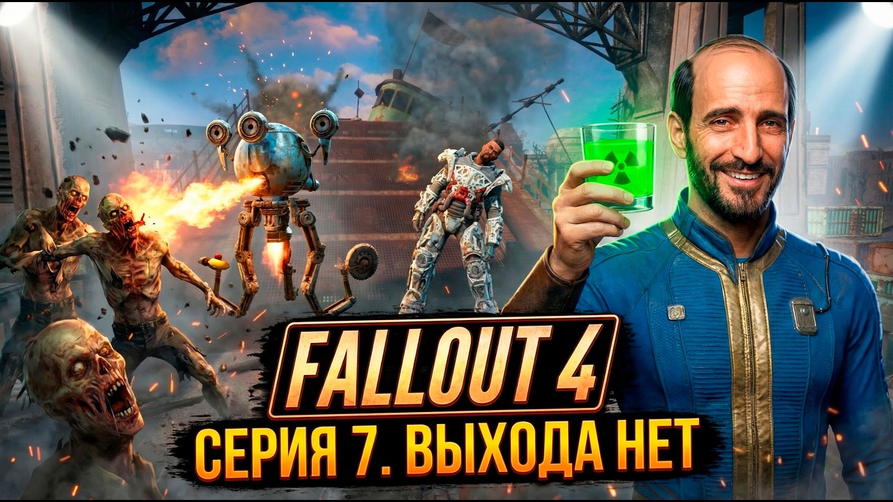 FALLOUT 4. Серия 7. БЕЗУМНАЯ МОЛЛИ И РЕЙДЕР-НЕУДАЧНИК 🤖 Я стал генералом #fallout4 #видеоигры