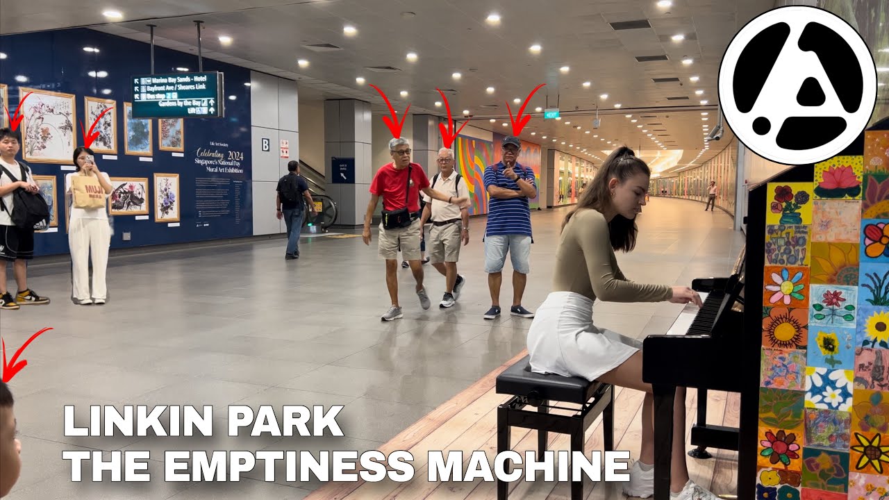 I played LINKIN PARK - THE EMPTINESS MACHINE on piano in public!