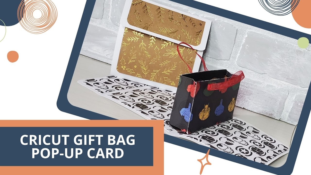 GIFT BAG POP-UP CARD | CRICUT POP-UP GIFT CARD HOLDER