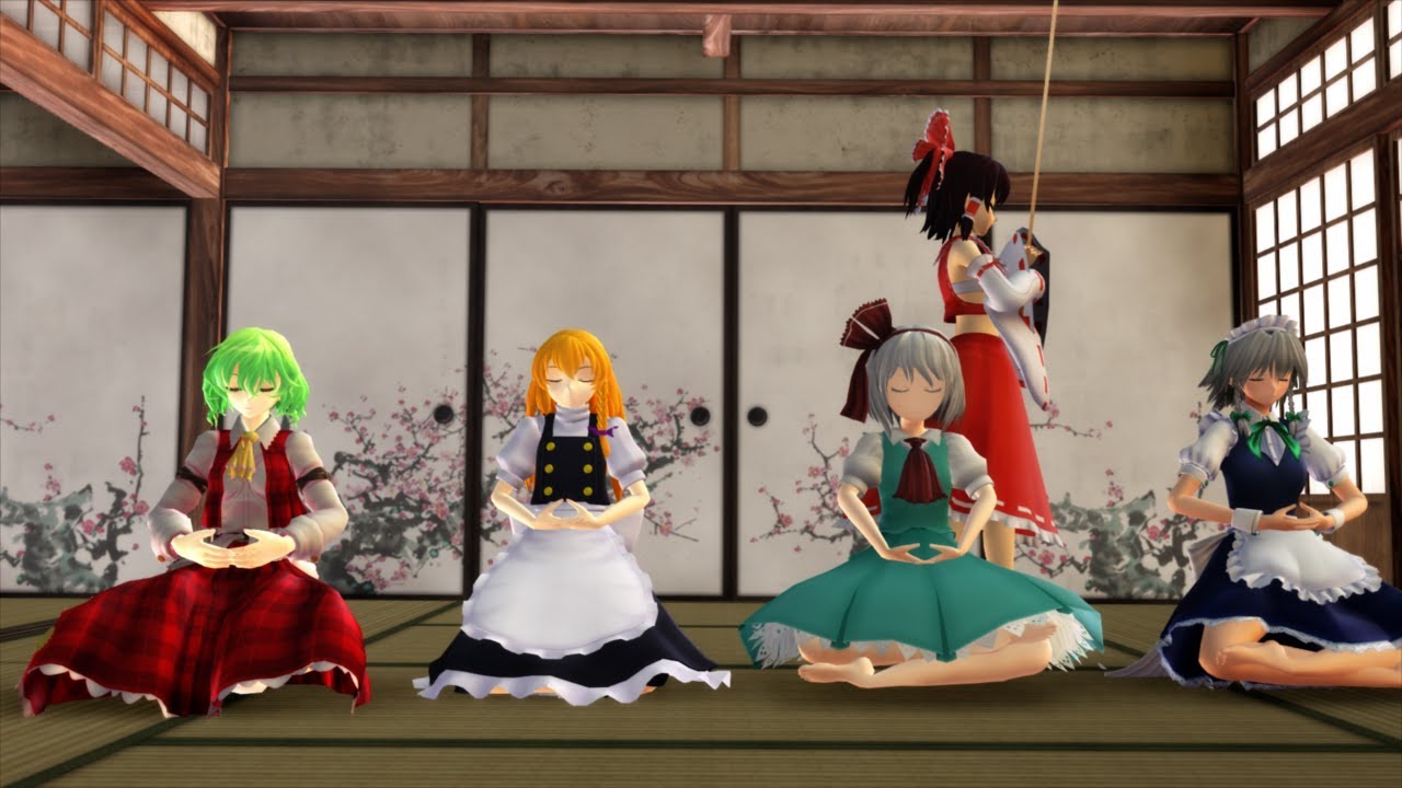 【東方MMD】ZAZEN～博麗神社編～