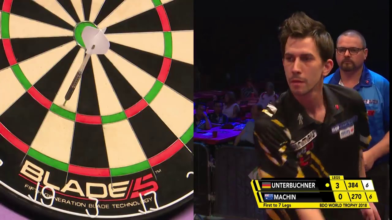 Unterbuchner vs Machin Darts World Trophy 2018 Quarter Final