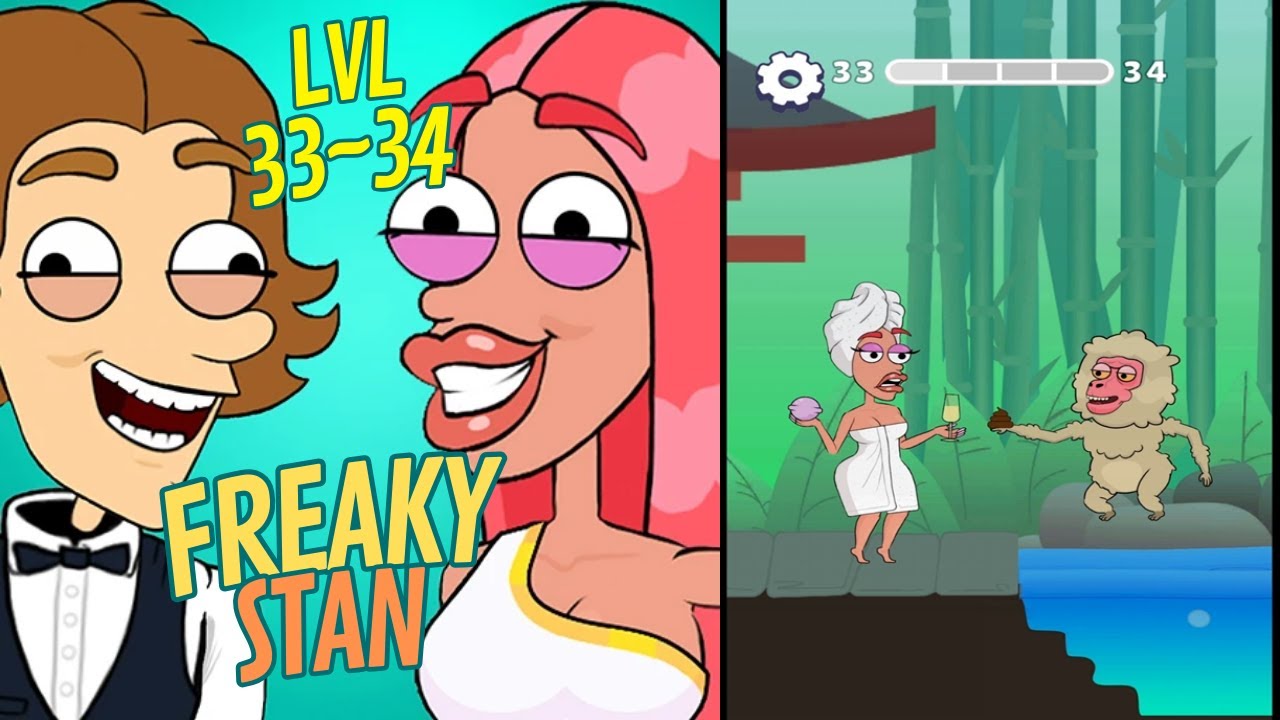 🏅FREAKY STAN: The Life Story 😂🤣 LVLs 33~34 | Gameplay Walkthrough