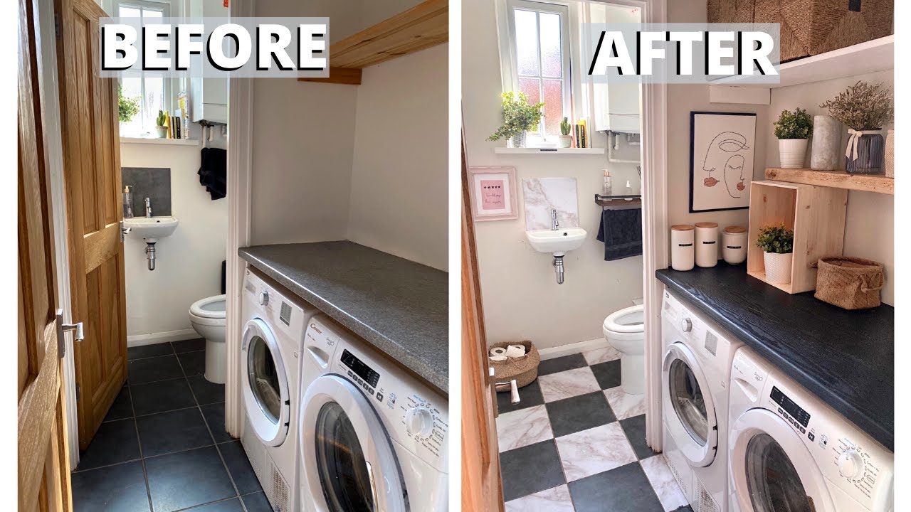 £150 BATHROOM DIY TRANSFORMATION | James and Carys