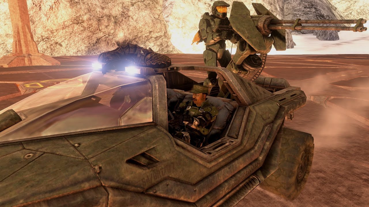 Halo 3 - Can A Marine Finish The Warthog Run By Himself?