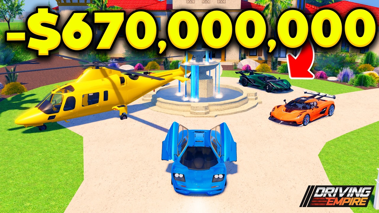 I Bought EVERYTHING In Roblox Driving Empire!