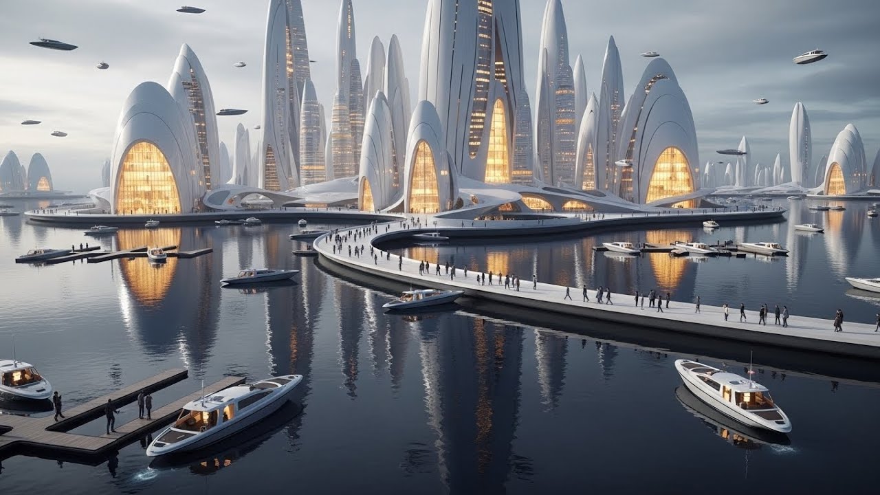Futuristic city | tomorrow technology | Sci-fi short ai film | futuristic places