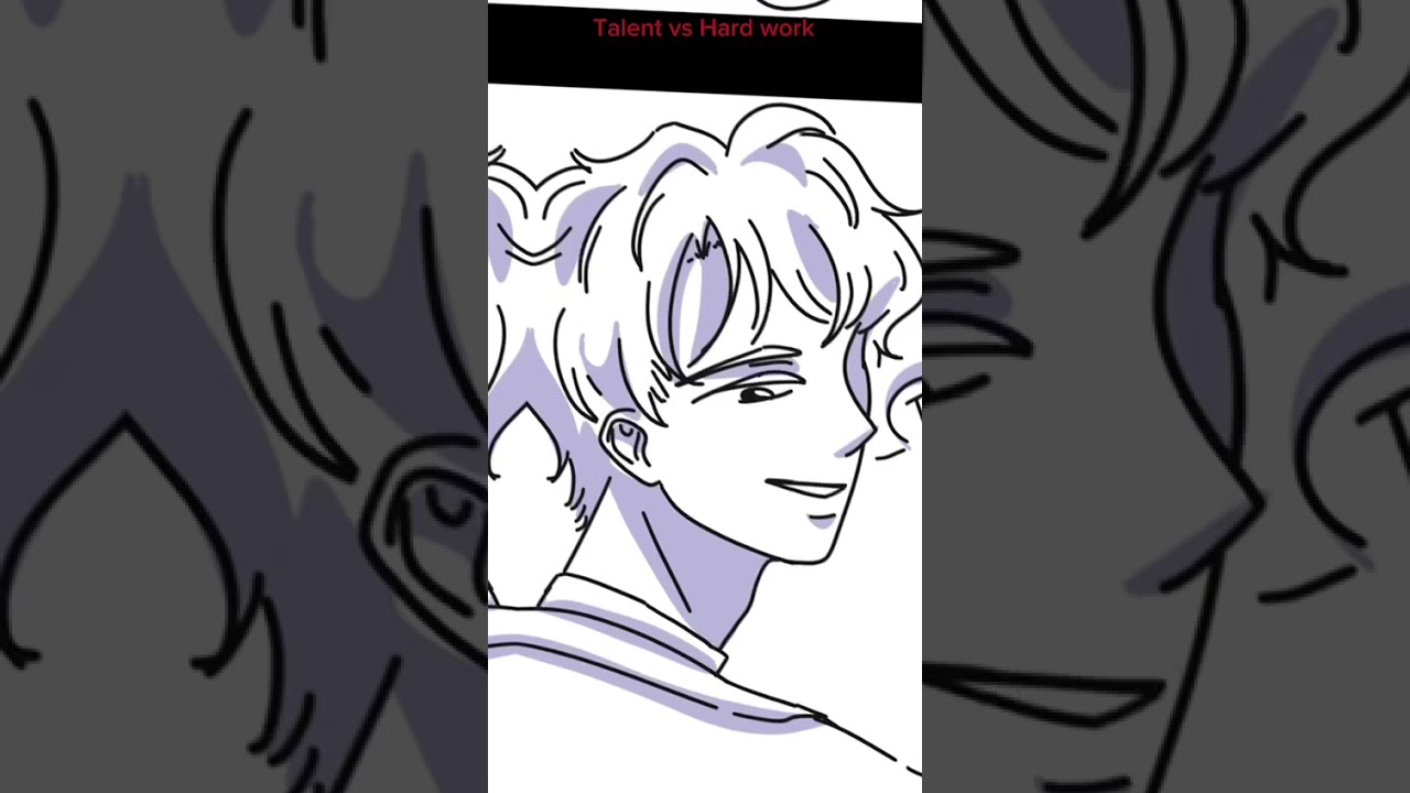 hard work vs talent, who will win? #giftedkid #burnout #deluluart #webtoon #academic