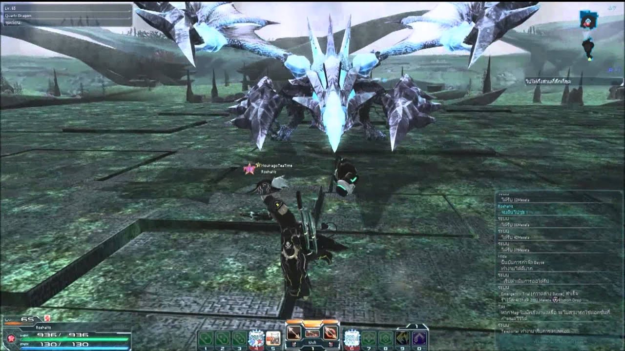 PSO2 TH Fi/Hu LV 65 ( Double Saber ) VS Three Dragons SH